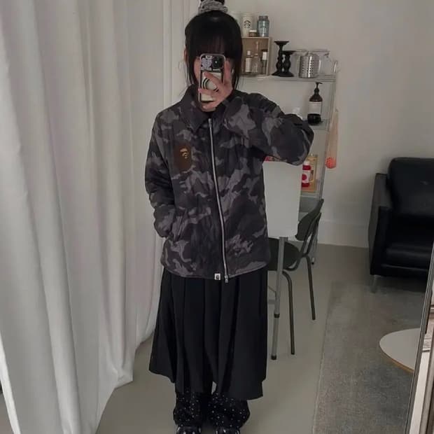 <국내 유일 매물> 정품 베이프 흑계 패딩 