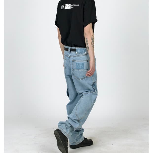 플라스틱 프로덕트 연청 데님