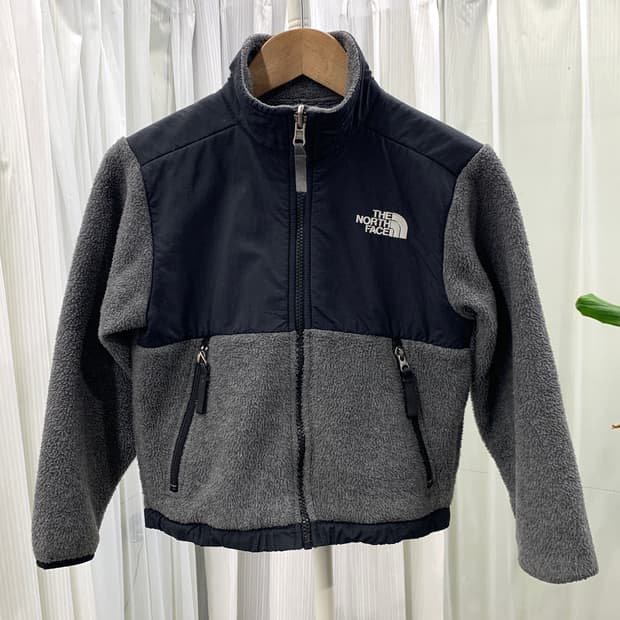 노스페이스 키즈 그레이 플리스 집업 자켓 1846
