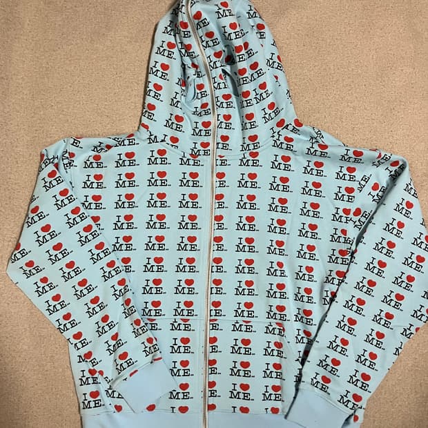 [S] 애슐리 윌리엄스 아이러브미 버터플라이 후디 블루