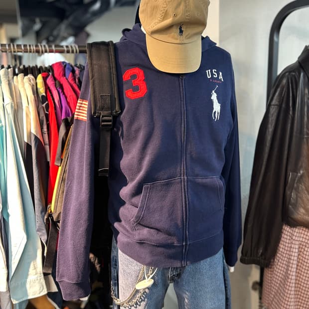 Polo Ralph Lauren Big Pony Zip-Up Hoodie
