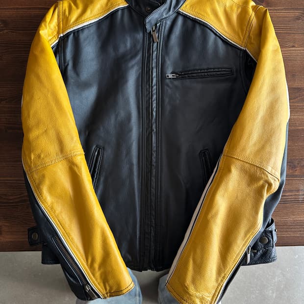 Wilson Leather M. JULIAN 라인 레이싱 자켓