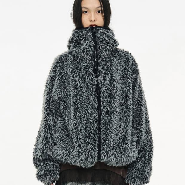 CERRIC 세릭 바라클라바 집업/차콜