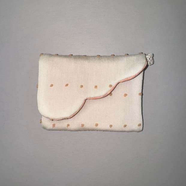 apricot angel wing card holder