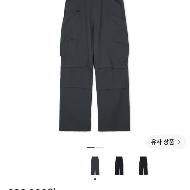 이그노타 코어:10 리프 포켓 팬츠 차콜