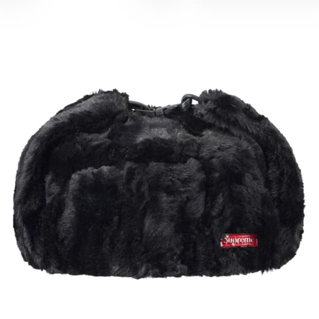 슈프림 우산카 모자 블랙 S-M