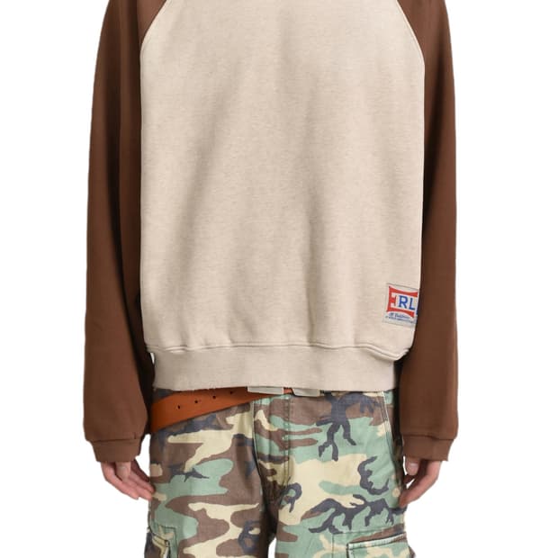 (L) ERL 래글런 후디 브라운