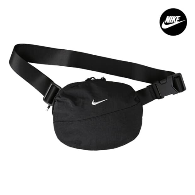 NIKE 나이키 아우라 크로스바디 힙색 가방 블랙