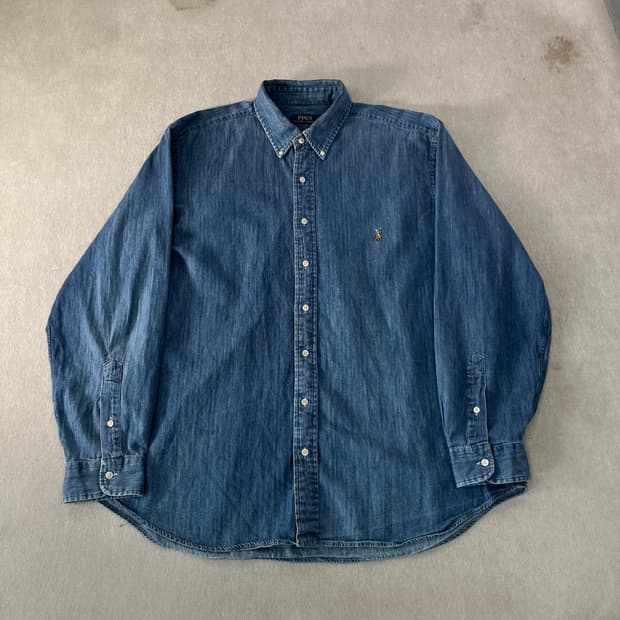 110 폴로랄프로렌 신형 qr 데님셔츠