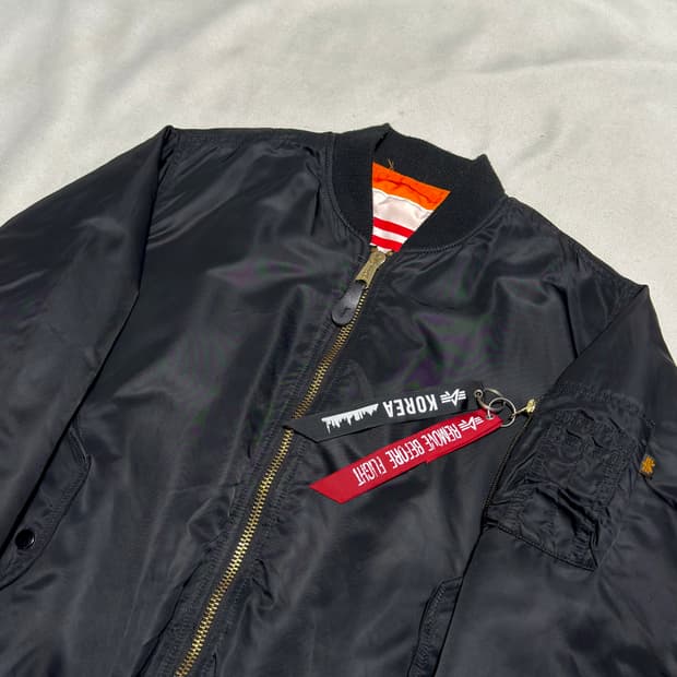 M 알파인더스트리 MA-1 리버시블 USAF 자켓 