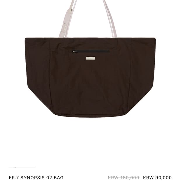 EP.7 SYNOPSIS 02 BAG (brown)