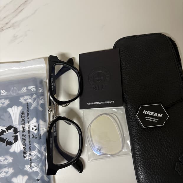 크롬하츠 안경 덕버터 블랙/실버