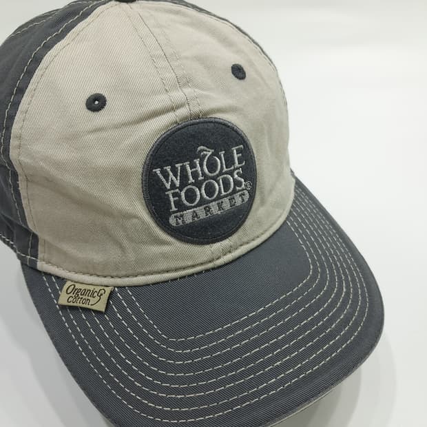 빈티지 Whole Foods Organic 투톤 볼캡 P1835