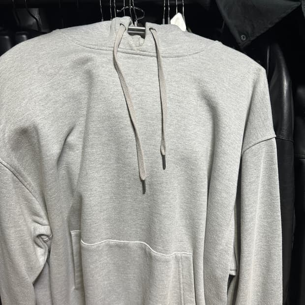 토피 멜란지 후드 티셔츠L