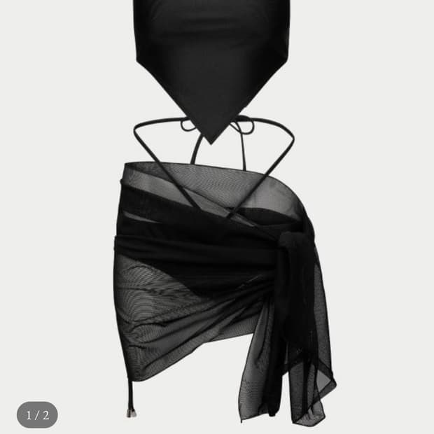 유솝 쉘 스윔위어 블랙 L