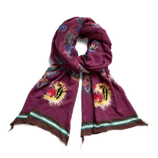 캐피탈 축융 울 수베니아 머플러 퍼플