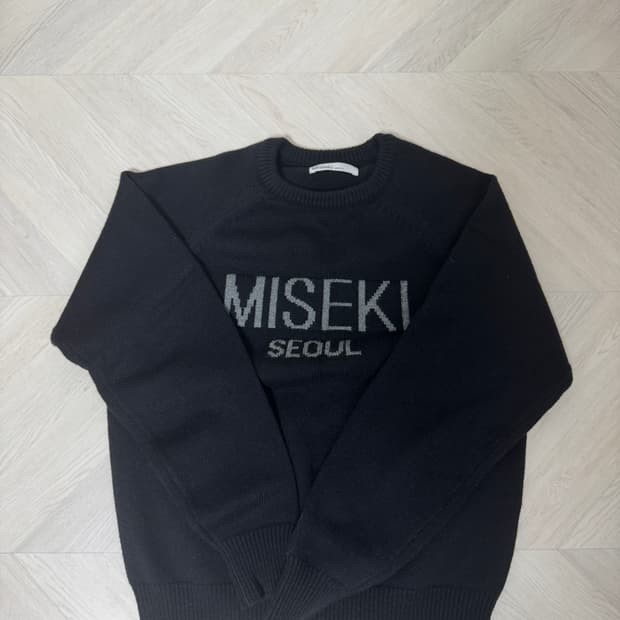 미세키 서울 니트 블랙 S