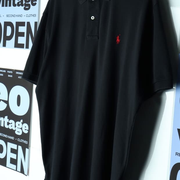 (L-2XL) 폴로 랄프로렌 반팔 카라 티셔츠 USA 블랙-7B0D