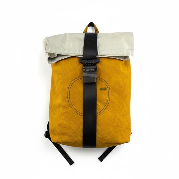 AIRPAQ 롤탑 백팩 옐로우