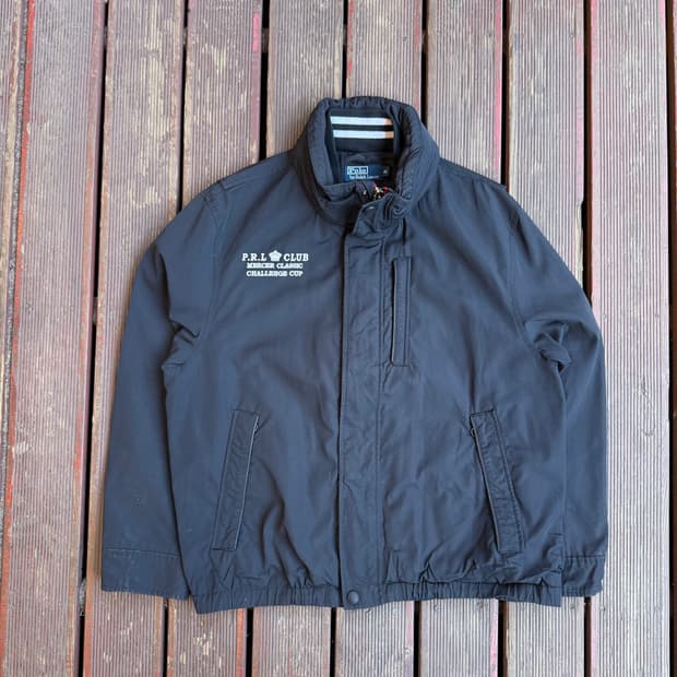 폴로 P.R.L. CLUB 블랙 바람막이 XL
