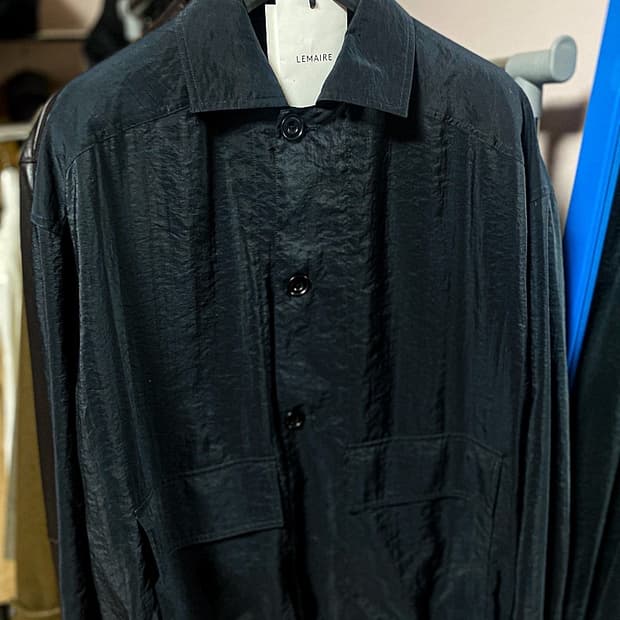 [구해요]르메르 19FW 드라이실크 블루종 44