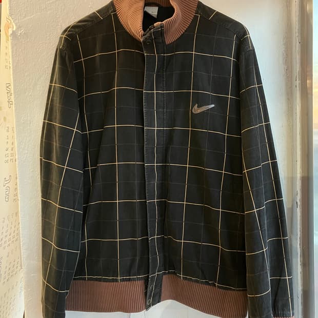 나이키 코듀로이 체크 자켓 XXL
