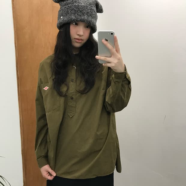 단톤 DANTON Cotton Pullover Shirt
