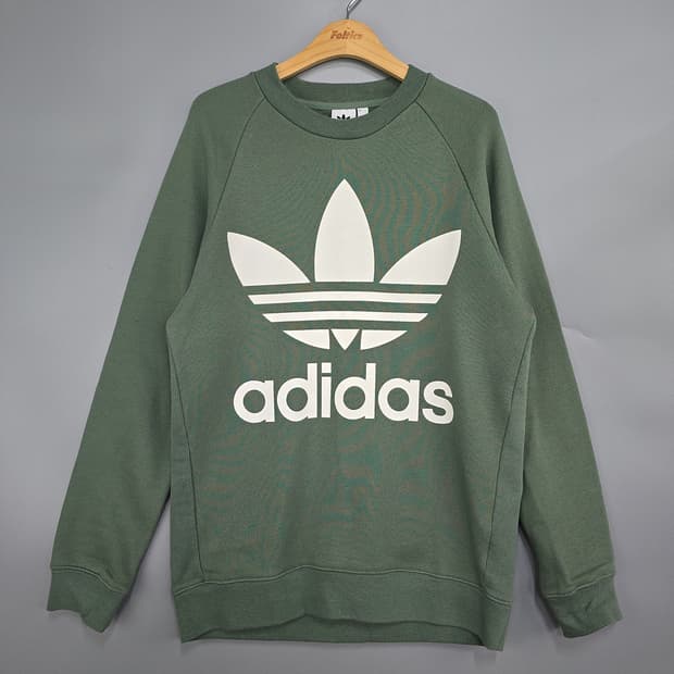 아디다스(adidas) 트레포일 오버사이즈 맨투맨 XS