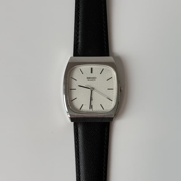 1980s Chariot Silver Square Quartz