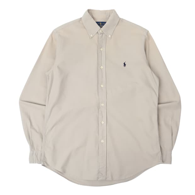 폴로 랄프로렌 옥스포드 라이트 베이지 클래식핏 셔츠
