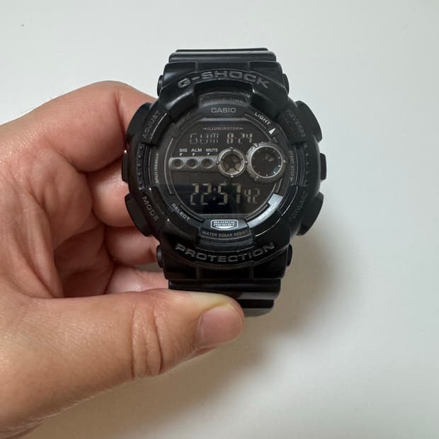 지샥 G-SHOCK GD-100 올블랙