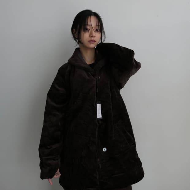 빈티지 낙원 벨로아 다운 점퍼