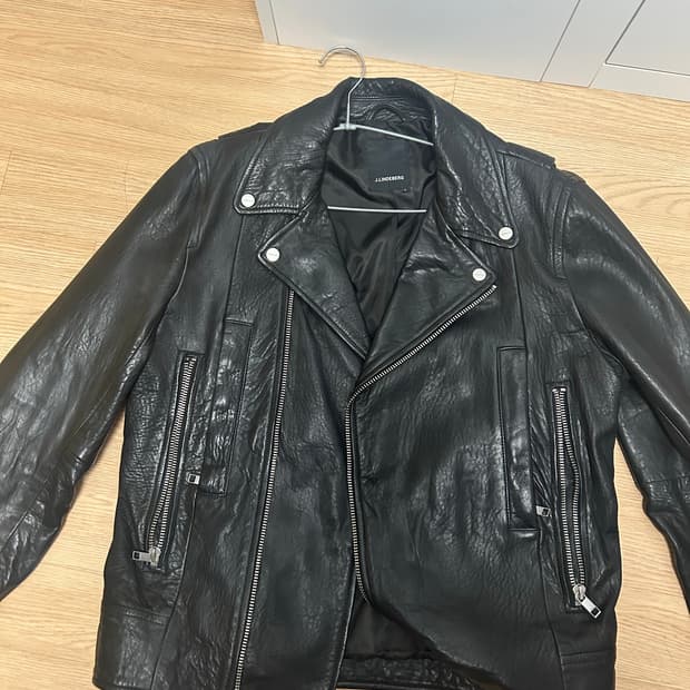 제이린드버그 가죽 라이더 자켓 사이즈L
