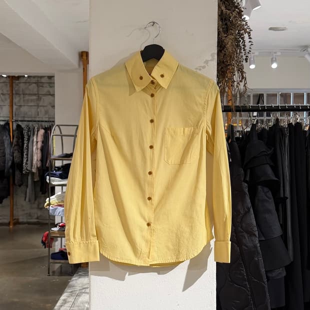 비비안웨스트우드 레드라벨 옐로우 클래식 셔츠