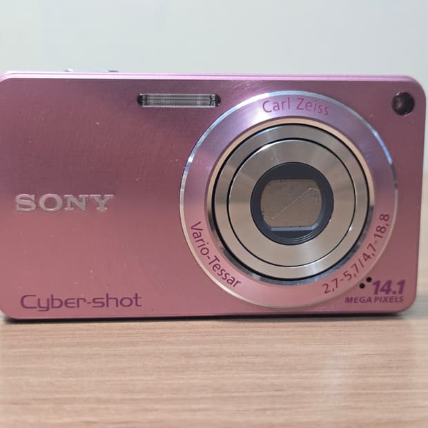 소니 디카 DSC-W350 핑크 민트급 박스셋