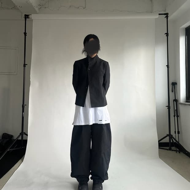 킴서울 블랙 콘크리트 자켓