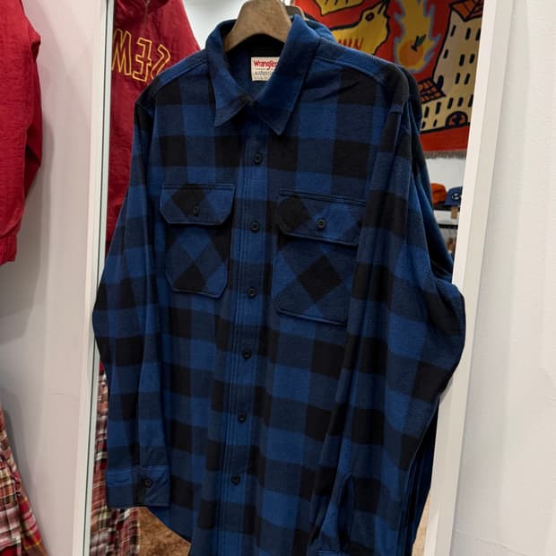Wrangler 랭글러 플란넬 체크 셔츠