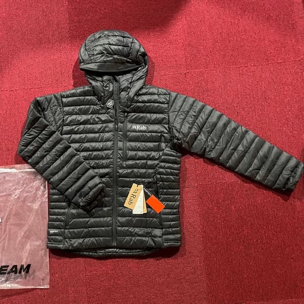 [XL] Rab 랩 마이크로 알파인 자켓 블랙 경량패딩