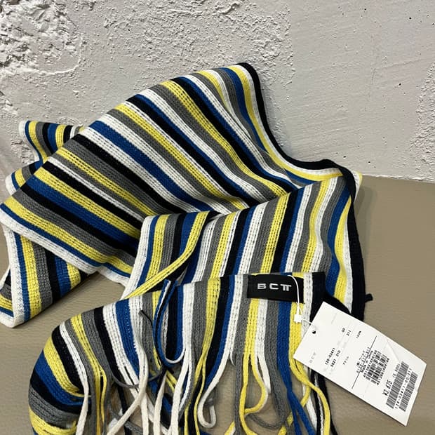 JPN 니팅 머플러 스카프 미사용품 