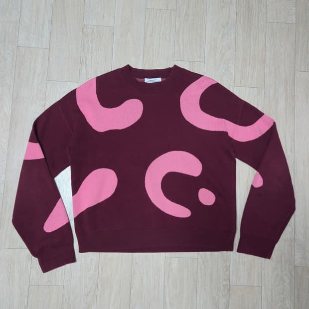 M) & Other Stories PARIS 패턴 니트 긴팔티셔츠