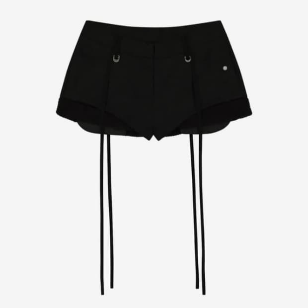 OJOS Micro Wool Shorts / Black