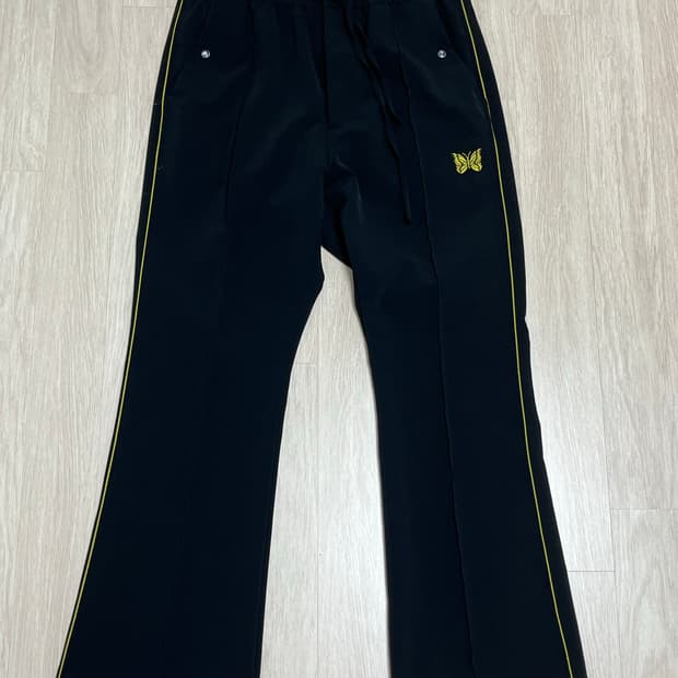 니들스 파이핑 카우보이 팬츠 (Black/Yellow)