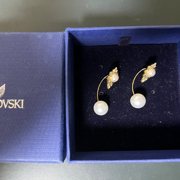 스와로브스키 진주 귀걸이