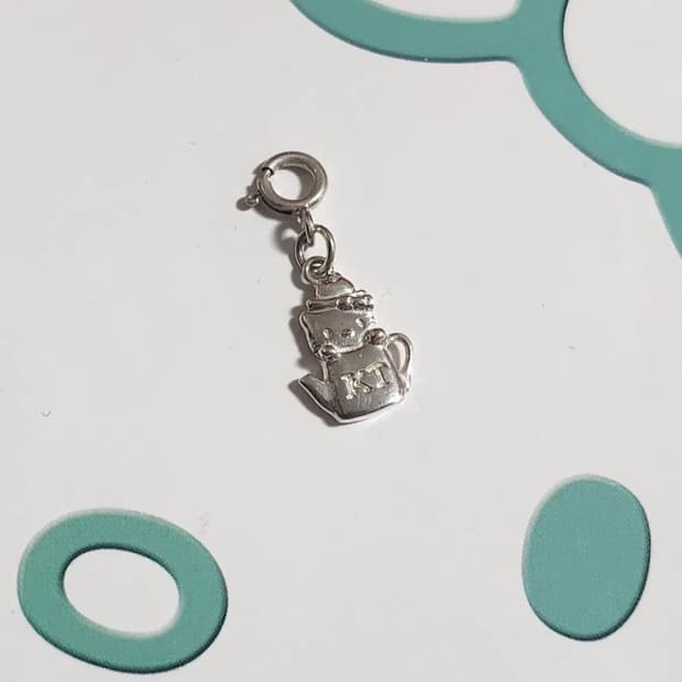 HELLO KITTY 헬로키티 2007년 주전자 키티 실버925