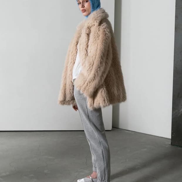 320쇼룸 에코 퍼자켓 eco fur jacket