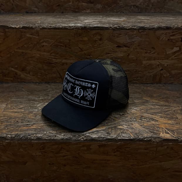 00s Chrome Hearts 크롬하츠 ch로고 카모 레이어드 메쉬캡