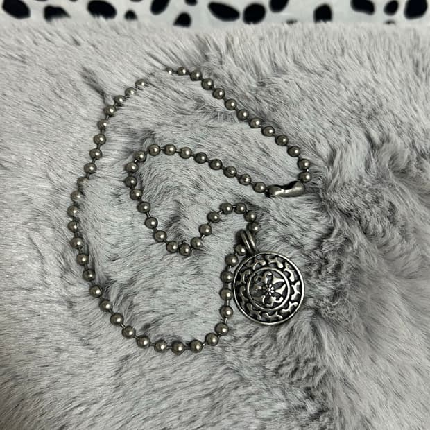 레테 오리엔탈 동양풍 팬던트 군번줄 빈티지목걸이 