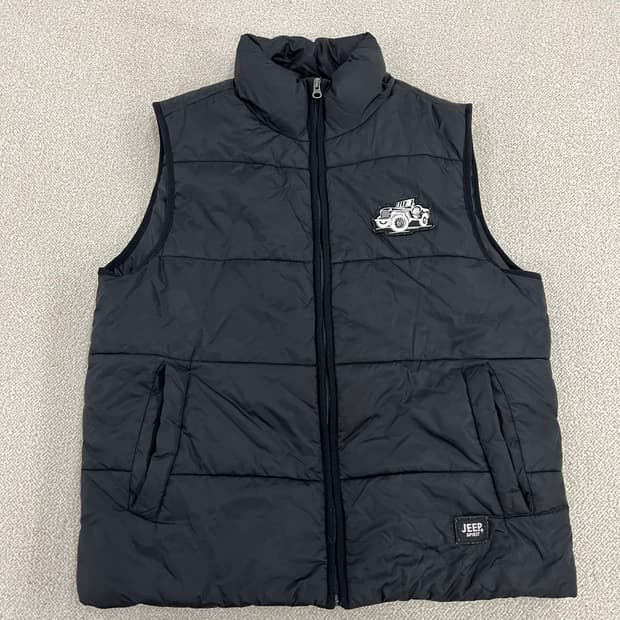 XL 지프 블랙 패딩 조끼 베스트 0126M