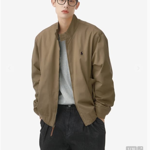 폴로 랄프 로렌 코튼 트윌 치노재킷 - 베이지 L