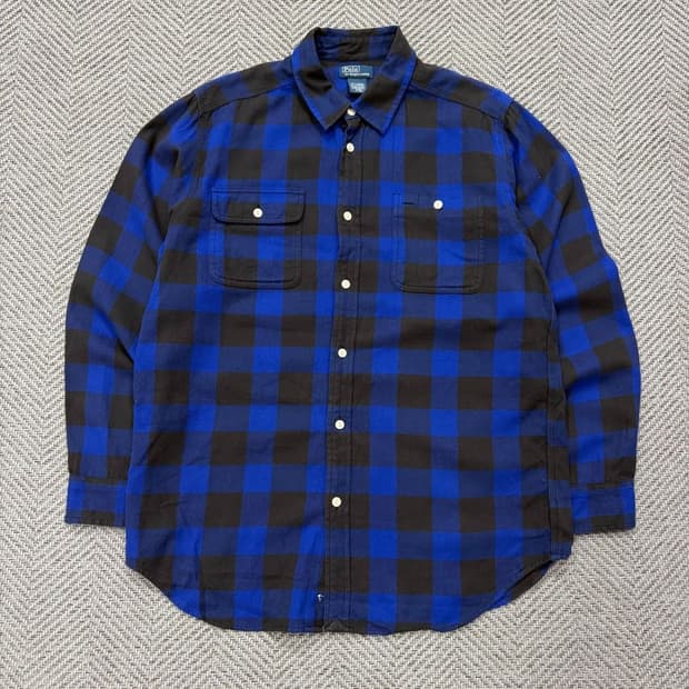 폴로랄프로렌 플란넬 체크 셔츠 v2675